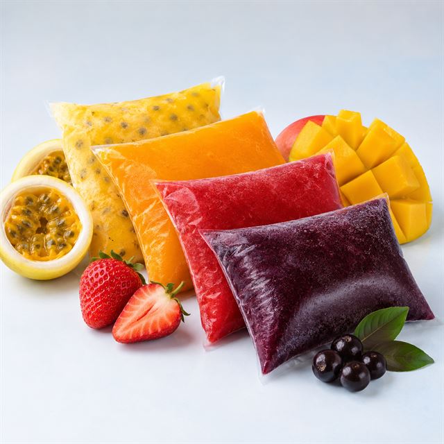Polpa de frutas congelada