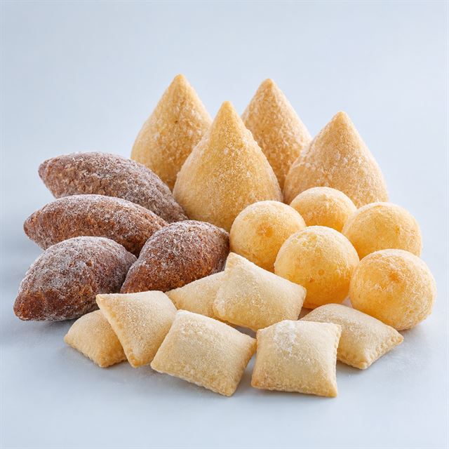 Salgados congelados