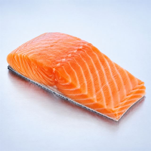 Filé de salmão fresco