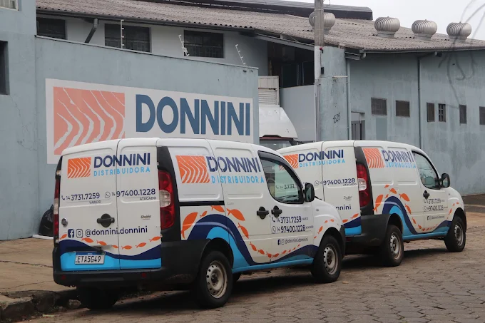Frota de entrega da Donnini Distribuidora